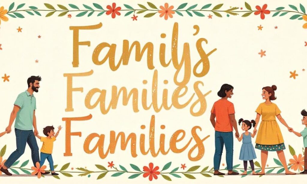 Family’s or Families’ or Families In Detailed