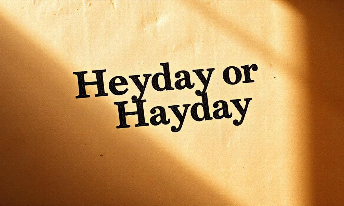 Heyday or Hayday What’s the Right Word to Use In Detailed