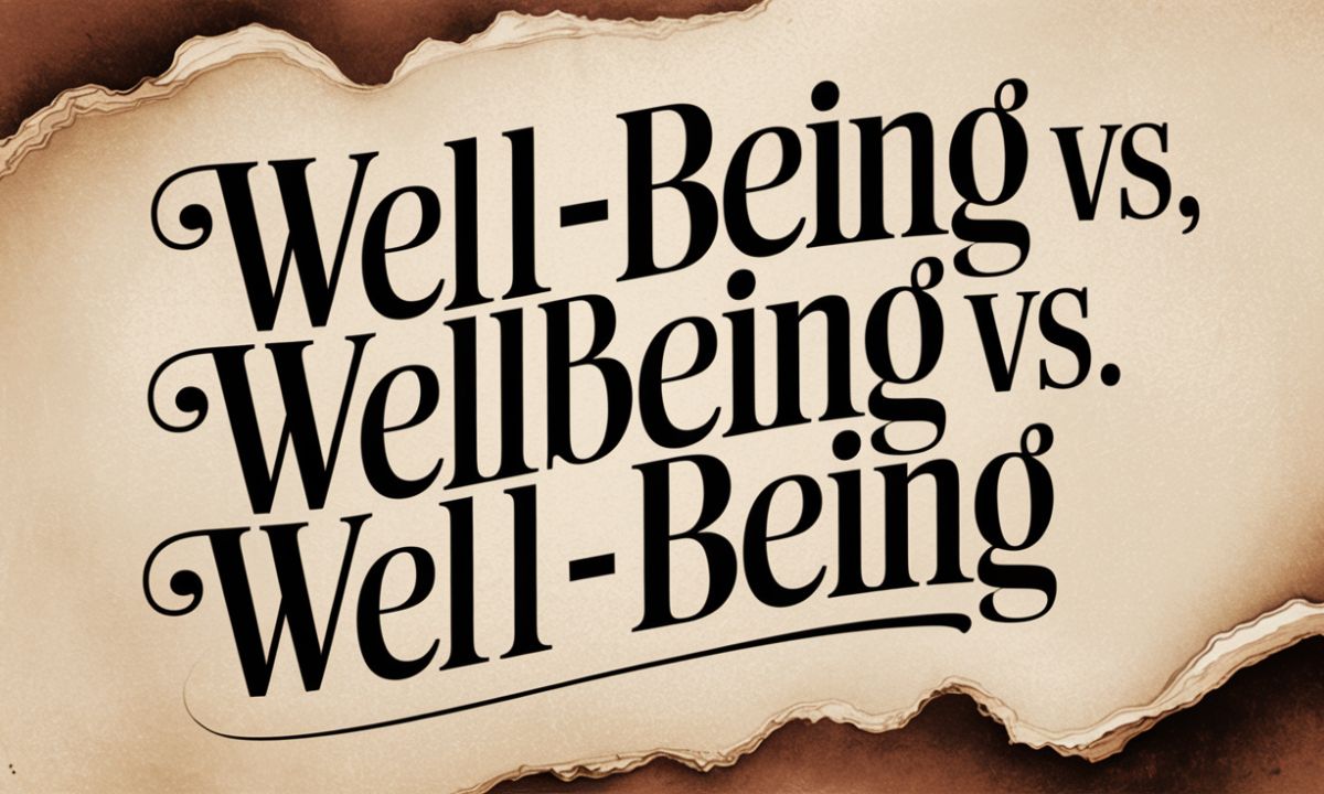 Well-being vs. Wellbeing vs. Well Being In Detailed