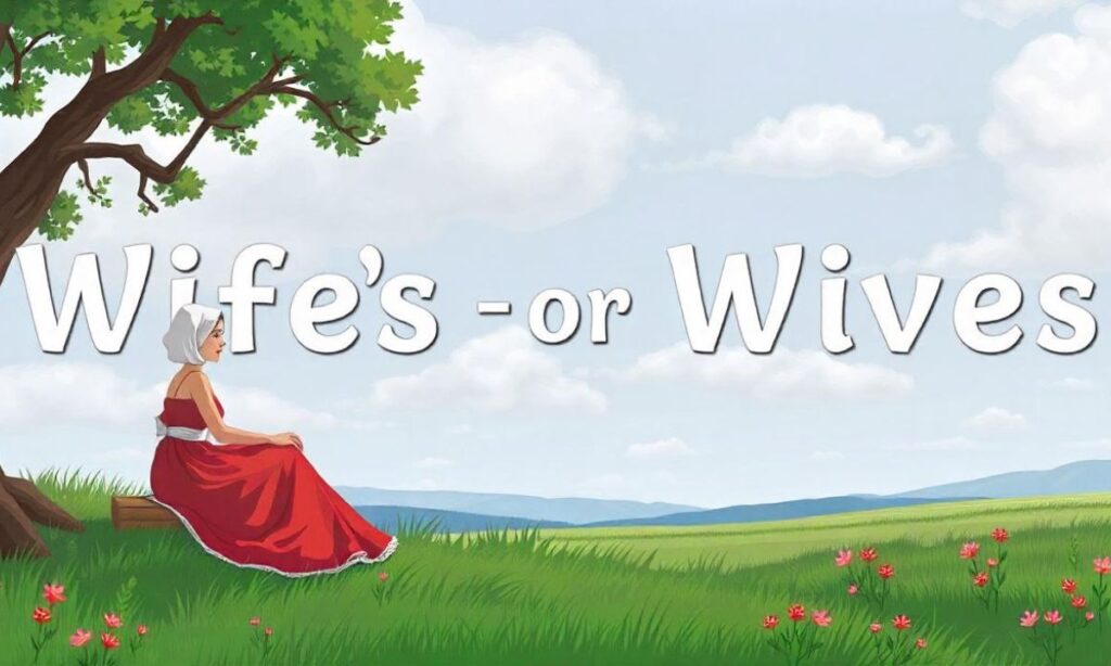 Wife’s or Wives’ Unraveling the Mystery of Possessive Forms In Detailed